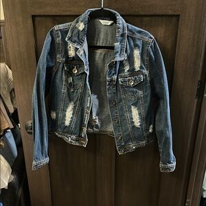 Distressed Denim Jacket